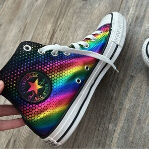 Rainbow scene all star converses